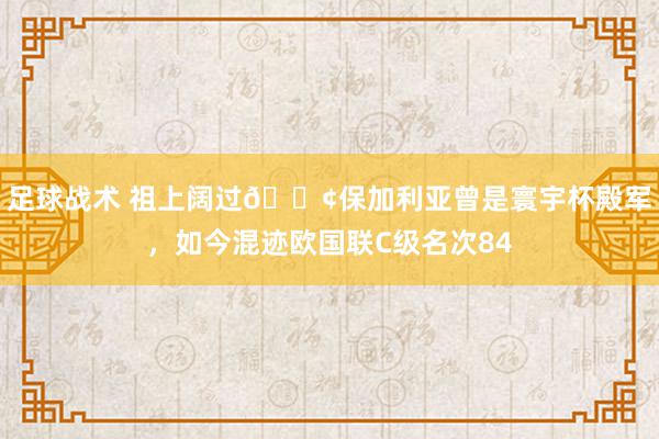 足球战术 祖上阔过😢保加利亚曾是寰宇杯殿军，如今混迹欧国联C级名次84