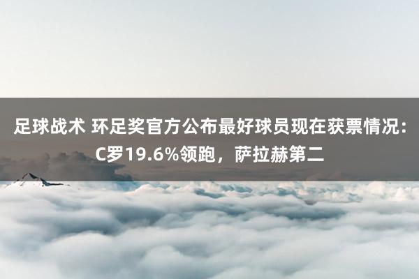 足球战术 环足奖官方公布最好球员现在获票情况：C罗19.6%领跑，萨拉赫第二