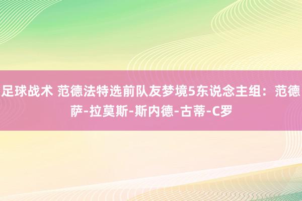 足球战术 范德法特选前队友梦境5东说念主组：范德萨-拉莫斯-斯内德-古蒂-C罗