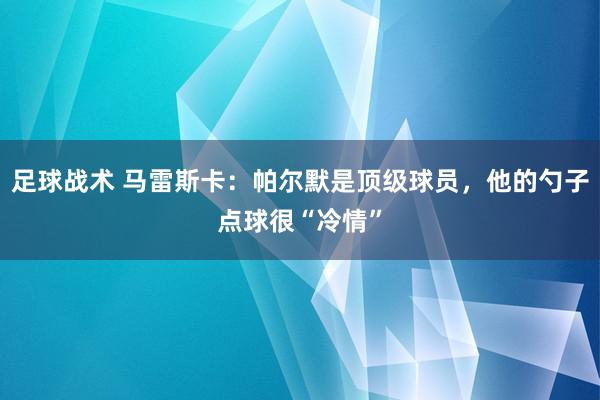 足球战术 马雷斯卡：帕尔默是顶级球员，他的勺子点球很“冷情”