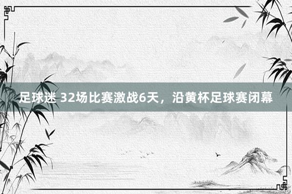 足球迷 32场比赛激战6天，沿黄杯足球赛闭幕